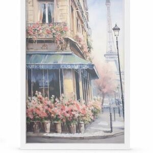 Paris Fashion Café Framed Wall Art 🗼✨ Luxury Aesthetic Decor